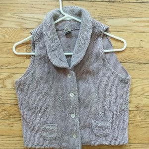 chenille vest